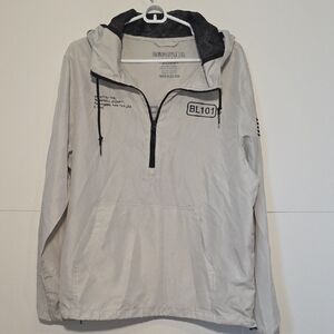 Men's White Pullover Jacket